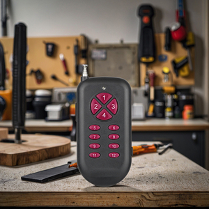 Không dây <span class=keywords><strong>RF</strong></span> điều khiển từ xa 433.92MHz học tập cho cổng Đèn LED chỉ số ánh sáng 100m phạm vi chuyển đổi quyền lực <span class=keywords><strong>Transmitter</strong></span> 12 phím - Product Image 3