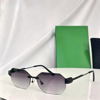 Lunettes de soleil unisexes à monture carrée intégrale, verres dégradés en PC, style rétro, mode, haute qualité, protection UV400 pour les activités de plein air