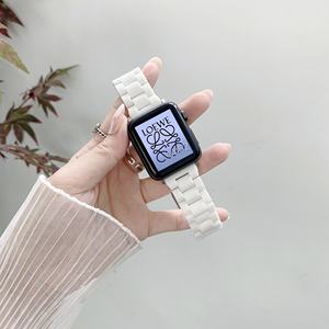 <span class=keywords><strong>Correa</strong></span> de resina para <span class=keywords><strong>apple</strong></span> <span class=keywords><strong>watch</strong></span>, <span class=keywords><strong>correa</strong></span> deportiva de lujo para mujer, 44mm, 40mm, 42mm y 38mm, iwatch series 6, 5, 4, 3, <span class=keywords><strong>Se</strong></span>, 7, 41/45mm - Product Image 2