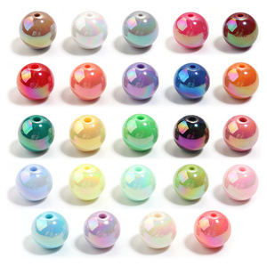 Commande <span class=keywords><strong>en</strong></span> <span class=keywords><strong>gros</strong></span> de <span class=keywords><strong>perles</strong></span> acryliques rondes brillantes de 16 mm <span class=keywords><strong>en</strong></span> plastique lucite, non rayantes, colorées aux UV, pour la fabrication de bijoux - Product Image 5