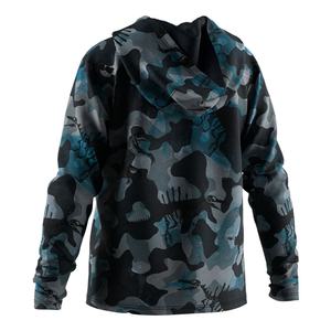 เสื้อฮู้ด Oem Odm 2023 ป้องกันแสงแดด UPF 50 เสื้อฮู้ดแบบติดกระดุม แขนยาว ดีไซน์ล่าสุดปี 2022 สำหรับผู้ใหญ่และเด็ก เสื้อสำหรับตกปลา - Product Image 4