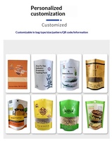 Sacs Doypack Personnalisés de Qualité Supérieure Marque TNP en PE/PE Stratifié avec Fermeture Éclair, Emballage Alimentaire Recyclable pour Biscuits