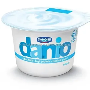 Danone Danio 0% Iogurte Danone Danio Morango bofetado com injunção do Reino Unido 'iogurte grego'