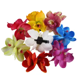 Groothandel Bruidsdecor Strandfeest Dames Hoofdtooi Orchidee Hawaiiaanse Bloem