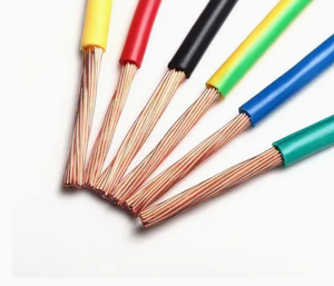 Saf bakır PVC bakır elektronik tel 0.5 <span class=keywords><strong>m</strong></span>² elektronik tel-kontrol tel, güç kablosu, tek çekirdekli telli esnek tel - Product Image 2