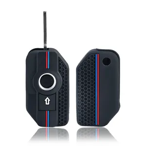 Funda de silicona para llave remota, llavero, carcasa protectora para <span class=keywords><strong>BMW</strong></span> K <span class=keywords><strong>1600</strong></span> B <span class=keywords><strong>GT</strong></span> GTL R 1250 GS Adventure S1000 R XR <span class=keywords><strong>2021</strong></span> 2022 - Product Image 1