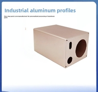 Boîtier en aluminium usiné sur mesure par CNC, profilé pour alimentation électronique, extrusion anodisée, châssis d'instrument, dissipateur thermique