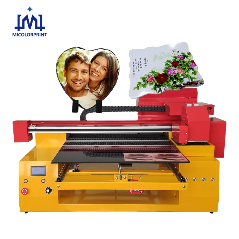 잉크젯 Micolorprint 대형 인쇄 UV 플랫 베드 프린터 2513 I1600 I3200 헤드 UV 프린터