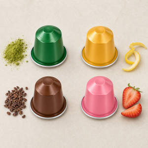 Capsules de thé vert Matcha aromatisé au mélange d'épices Chai, style original, pour machine à capsules, vente en gros, approvisionnement OEM - Product Image 3