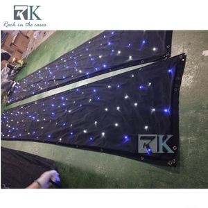 Cortina LED con Luces Azules y Blancas, Telón de Fondo para Eventos - Product Image 6