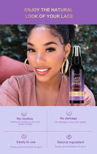 Arganrro herramienta <span class=keywords><strong>de</strong></span> extensión <span class=keywords><strong>de</strong></span> cabello <span class=keywords><strong>de</strong></span> etiqueta privada Spray <span class=keywords><strong>de</strong></span> tinte <span class=keywords><strong>de</strong></span> encaje marrón oscuro para teñir tus pelucas <span class=keywords><strong>de</strong></span> Base <span class=keywords><strong>de</strong></span> seda, frontales y cierres - Product Image 3