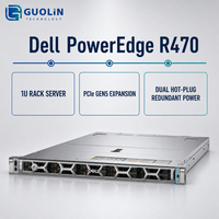Plateforme de serveur en rack fiable pour les applications de stockage de données d'entreprise, serveur en rack Dell PowerEdge R470 1U neuf