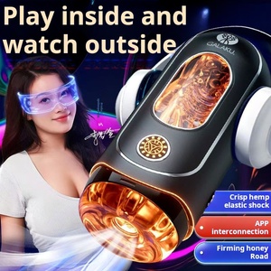 Godet de masturbation masculin avec fonction de succion et de vibration, assistant vocal en anglais, jouet sexuel, marque OEM - Product Image 5