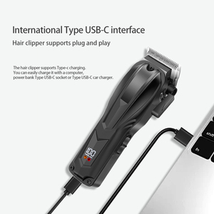Resuxi 327 NUOVO Tagliacapelli Elettrico con Lama in Acciaio Inox Ricaricabile con Batteria Grande da 2500mAh - Product Image 6
