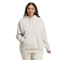 Sweat-shirt à capuche en polaire pour homme, épais, hiver, coupe oversize, épaules tombantes, poche kangourou, certifié BSCI