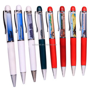 Stylo gel créatif et adorable à liquide flottant, cadeau promotionnel en plastique, stylo gel à paillettes mignon, stylos gel Kawaii à paillettes - Product Image 3