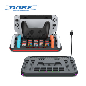 Base de Carga con Refrigeración y Luz RGB para Controles Joycon de <span class=keywords><strong>Nintendo</strong></span> <span class=keywords><strong>Switch</strong></span>, Accesorio DOBE <span class=keywords><strong>Switch</strong></span> 2 - Product Image 3