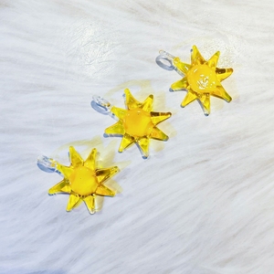 Collana con Ciondolo Girasole in <span class=keywords><strong>Vetro</strong></span> di <span class=keywords><strong>Murano</strong></span> Fatto a Mano, Girocollo Trendy con Perline Artigianali - Product Image 4