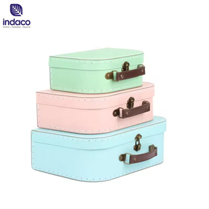 New decorative toy luggage or shaped cardboard luggage and dress <b>memory</b> <b>box</b> cardboard luggage - Product Image 1
