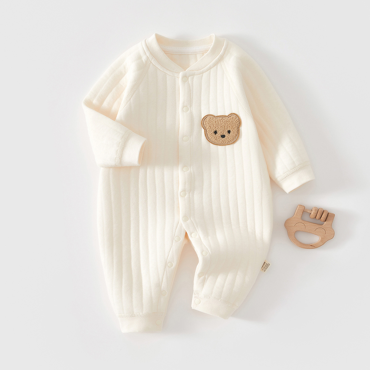 Orso ricamato Beige