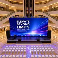 Pantalla LED de Alquiler para Interiores P1.953, Fondo de Escenario, Paso de Píxeles Fino, 7680Hz, Alta Frecuencia de Actualización, Video Wall a Todo Color para Eventos y Estudios