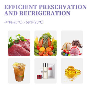 TWW75 Réfrigérateur portable de voiture de 72L avec roue et tige de traction Compresseur de panier intérieur Contrôles de température individuels à double zone - Product Image 5