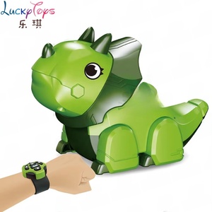 Juguete de Dinosaurio Robot Programable con Carga USB, Control Remoto por Reloj, Movimientos y Sonidos Realistas para el Aprendizaje de Codificación STEM - Product Image 2