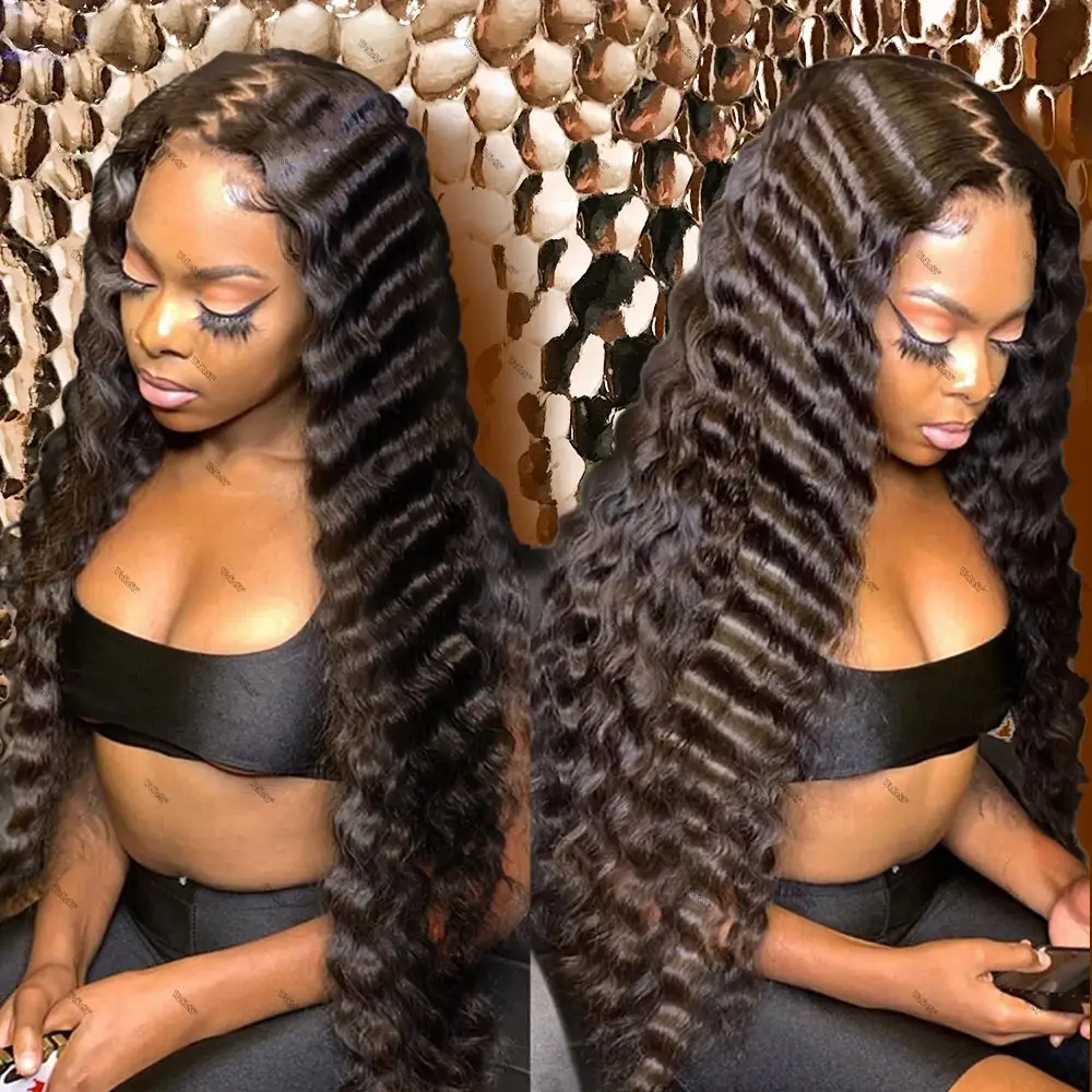 360 Hd Full Lace Frontal Wigs For Black Women 12a Raw Indian Temple Hair Weave Bulk Burmese Bundles Vendor Brazilian Glueless