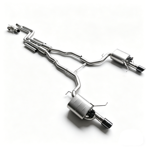 Válvulas de Escape, Sistema de Escape Completo para <span class=keywords><strong>BMW</strong></span> F10 <span class=keywords><strong>535i</strong></span> 525i 520i 528i 3.0T N55 Híbrido, Tubo de Escape Catback con Downpipe - Product Image 1