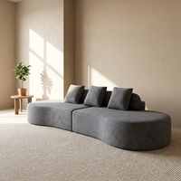 VONLIVA Canapé Bulle Moderne Minimaliste au Design Créatif Football, en Velours de Luxe, pour Salon, Fauteuil de Loisirs