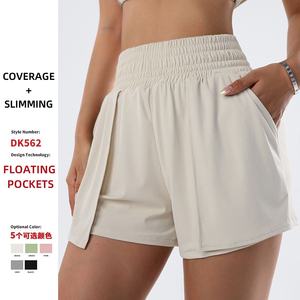Hide Hips &amp; Prevent Wardrobe Malfunctions Athletic <strong>Shorts</strong> Slimming Side Pocket <strong>Shorts</strong> Phone Pocket Yoga <strong>Shorts</strong> with Liner - Product Image 2