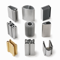 Profil Ekstrusi T-Slot Aluminium Alloy 6061 2020 2040 4040 4060 8040 8mm, Bagian Profil Struktural