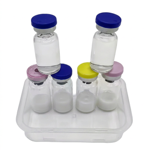 Flacons en verre pour l'emballage de poudre lyophilisée |   Bouchons en caoutchouc multicolores pour flacons d'ampoules cosmétiques – Approvisionnement en gros direct usine - Product Image 1