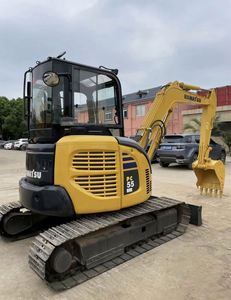 Prix bas ! Mini-excavatrice Komatsu d'occasion CE industrielle de 5,5 tonnes, modèle PC55, à vendre, matériel provenant du Japon - Product Image 1