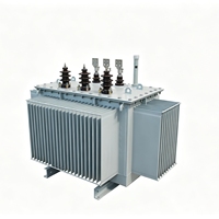 Transformateur immergé dans l'huile 630 kVA 10 kV S11 triphasé abaisseur de tension 10000 V à 400 V pour distribution extérieure