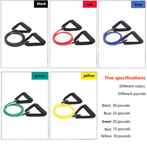 Set di Bande Elastiche di Resistenza di Alta Qualità OEM, Corda per Trazioni Muscolari, Fasce di Resistenza per <span class=keywords><strong>Esercizi</strong></span> - Product Image 2