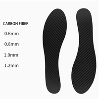 Semelle intérieure en fibre de carbone pour chaussures de randonnée, chaussures de cyclisme et chaussures de football, ajustement personnalisé, usinage CNC, approvisionnement en gros