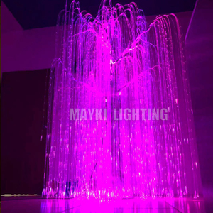 Éclairage extérieur en fibre optique d'usine, arbre de saule <span class=keywords><strong>Avatar</strong></span>, éclairage d'arbre en fibre optique LED pour aménagement paysager - Product Image 4