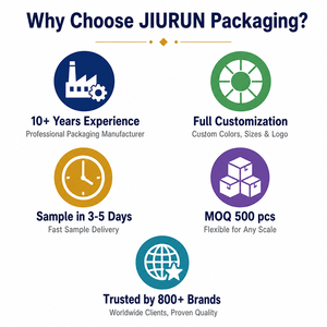 JiuRun Scatola Premium Personalizzata in Carta Rigida con Stampa in Oro per Candele Profumate e Confezioni Regalo di Profumi - Product Image 6
