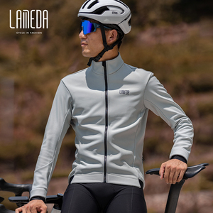 Lameda mùa thu mùa đông dài tay áo lông cừu giản dị áo khoác ngoài trời nhiệt cưỡi xe đạp cưỡi đi xe đạp cực Áo khoác lông cừu - Product Image 4