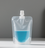Pochettes souples personnalisées avec bec verseur pour liquides, qualité alimentaire, recyclables, écologiques, en PE, avec logo et taille sur mesure