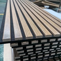 Paneles Acústicos Modernos de Madera y Chapa de MDF para Absorción de Sonido, para Oficina, Sala de Estar, Estudio, Hotel