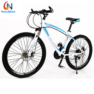 Bicicleta de Montaña Newspeed Económica de Aluminio y Acero con Horquilla de Disco, 21 Velocidades, Suspensión, Capacidad de Carga de 150 kg, 28 Pulgadas, 1 Montaña - Product Image 2