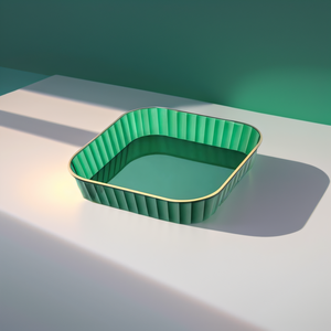 5 tükürmek kemik plakası lüks yemekleri kek meyve tepsisi kurutulmuş meyve şekeri tabaklar şeffaf plastik plakalar - Product Image 3