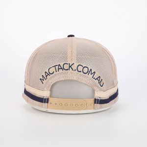 Venta al por mayor de encargo de alta calidad BSCI diseño de fábrica bordado 5 paneles papá sombrero tejido parche clásico para hombre gorra de camionero Gorras de algodón - Product Image 5