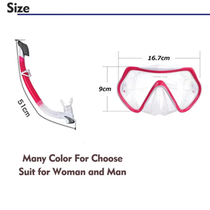 Precio de fábrica <span class=keywords><strong>Gafas</strong></span> templadas Equipo DE <span class=keywords><strong>BUCEO</strong></span> Profesional Adulto Máscara DE <span class=keywords><strong>BUCEO</strong></span> Rojo Rosa Snorkel Set - Product Image 4