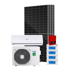 Climatisation solaire de refroidissement/chauffage de 9000 à 18000 BTU, système split extérieur, compatible avec le réseau électrique, efficace en <span class=keywords><strong>énergie</strong></span> pour les ménages - Product Image 1