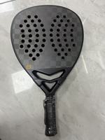 Raquette de paddle-tennis professionnelle en fibre de carbone 3K/12K/18K de haute qualité avec logo personnalisé