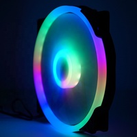 Kipas ARGB 200MM untuk Casing PC, Kipas Pendingin Kabinet dengan RC