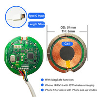 Module de charge sans fil 3 en 1 25W, charge rapide, solution de charge sans fil personnalisée ODM, fabrication en usine, PCB